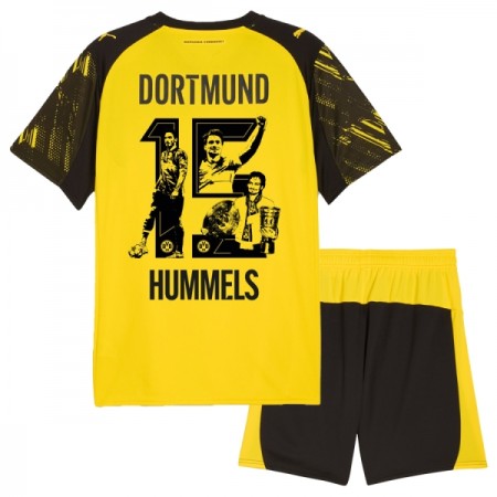Borussia Dortmund Hummels 15 Matchtröjor Barn Hemma Fotbollströja 2025-26 Borussia Dortmund Hummels 15 Matchtröjor Barn Hemma Fotbollströja 2025-26